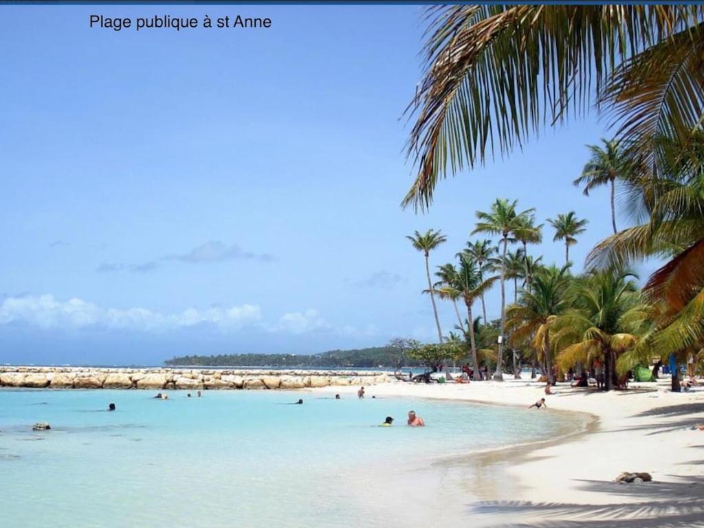 Studio Village Vacances,Vue Mer, Plage A 30M ,Wifi A Sainte Anne מראה חיצוני תמונה